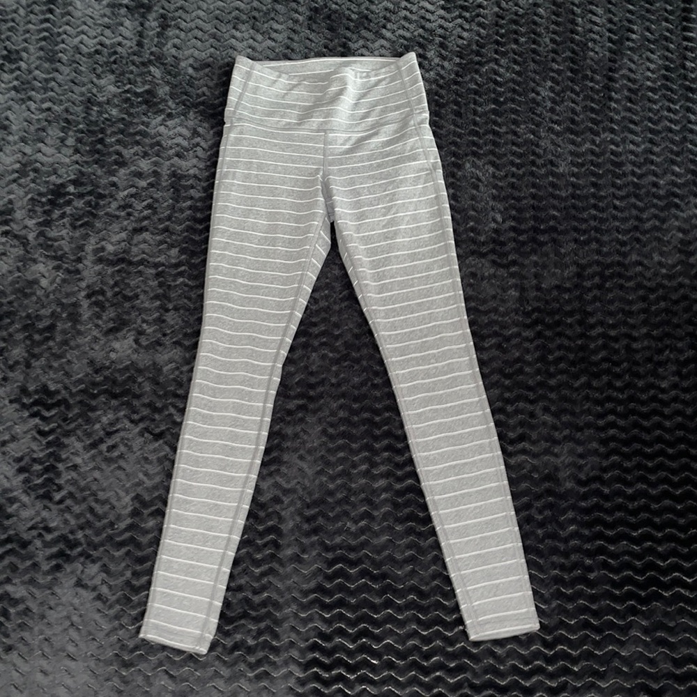 Athleta Girls Striped Leggings